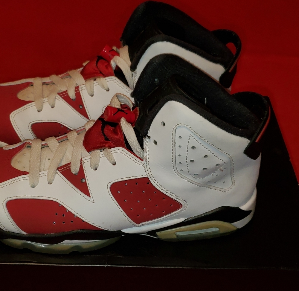 Nike Air Jordan 6 Retro VI Carmine Size 6.5y
